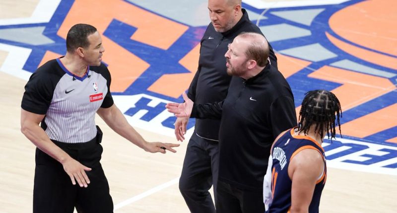 Knicks' Tom Thibodeau over free throw discrepancy