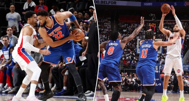 Knicks starting to match Pistons physicality could be key to series