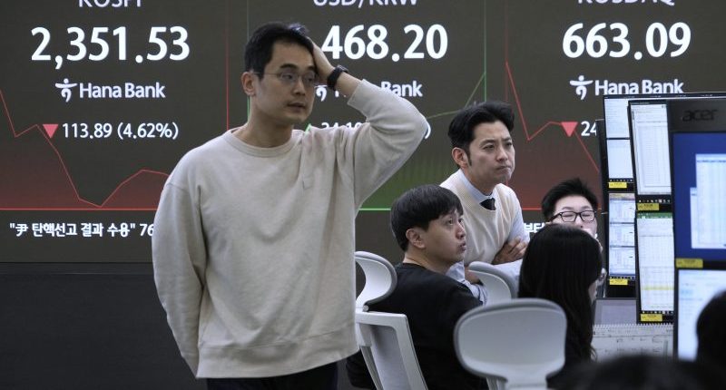 LIVE: US stock market closes lower after Trump's latest tariff threats