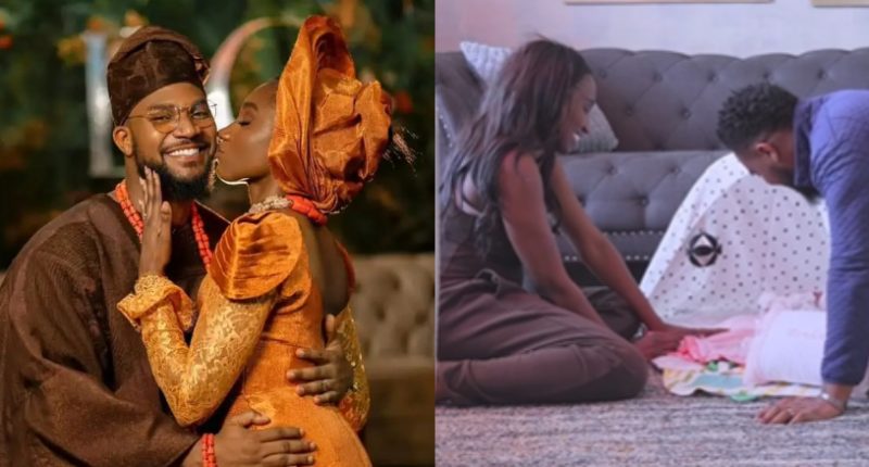 Kunle Remi & Wife, Tiwi Welcome First Child