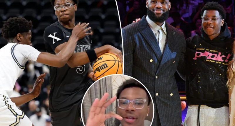 LeBron James' youngest son, Bryce, signs with Arizona