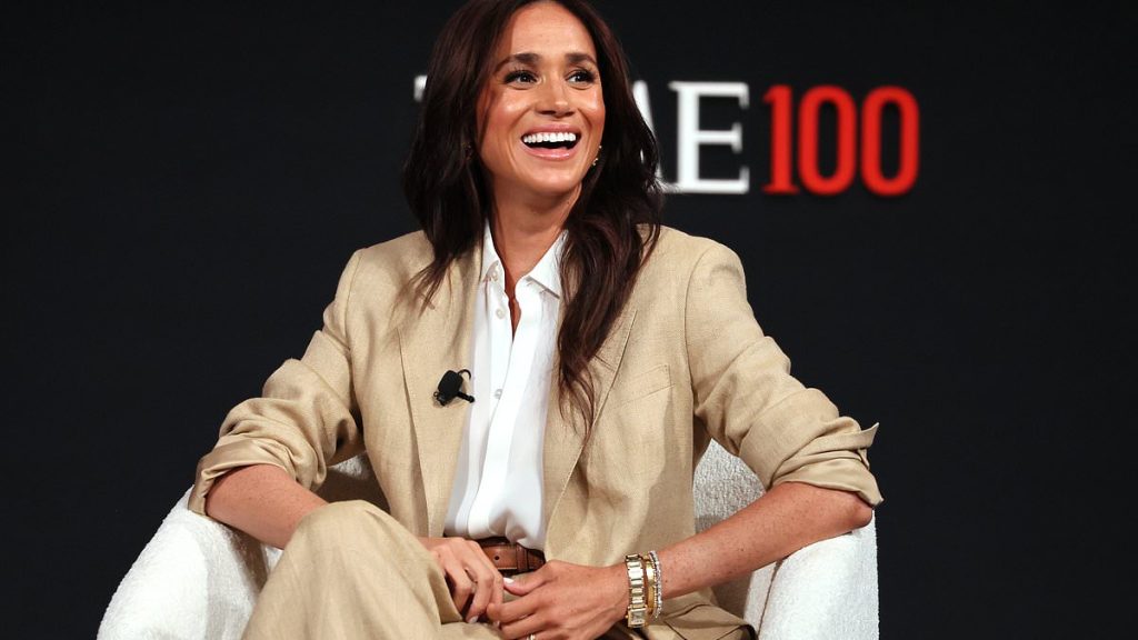Meghan opted for £4,000 suit with £4,900 bracelet in New York