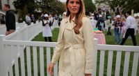 Melania Trump at the White House Easter Egg Roll.