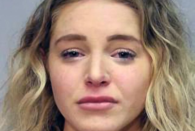 Mugshot of Courtney Clenney.