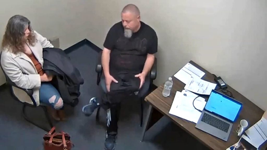 Moment Delphi killer's wife learns he lied about day of murders