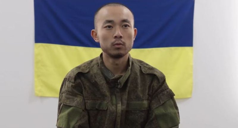 Chinese soldier in Ukraine.