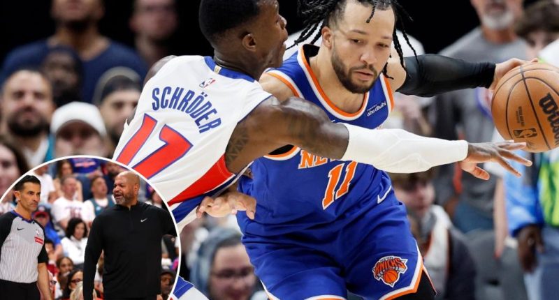 NBA supports officials following controversial non-call in Knicks Game 3 win