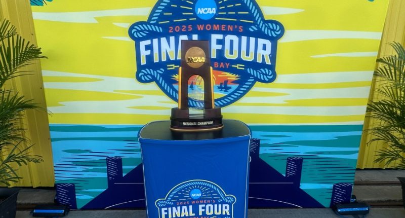 NCAA Women's Final Four teams arrive in Tampa