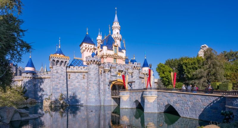 Sleeping Beauty Castle at Disneyland.