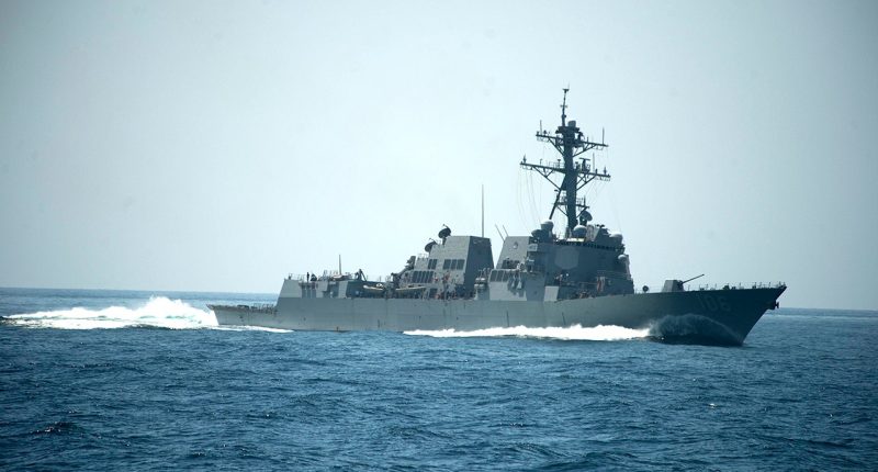 Navy deploys another Houthi-fighting warship to new US southern border mission