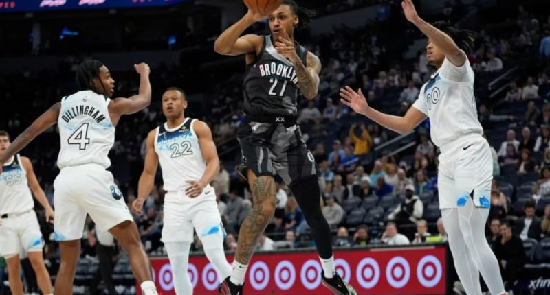 Nets lose blowout to Timberwolves with end of season finally in sight