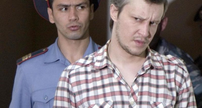 Alexander Pichushkin, the Bitsevsky Maniac, in court.