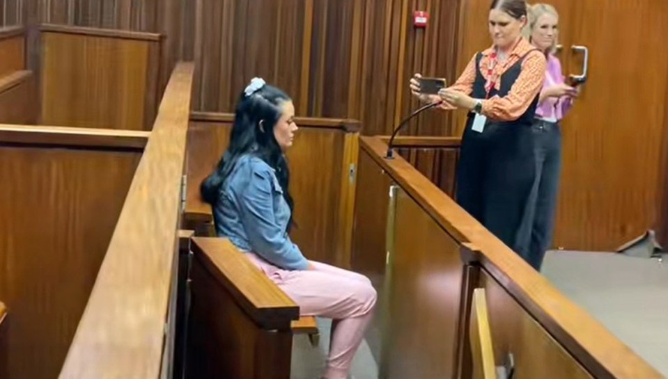 Amber Hughes on trial for allegedly murdering her boyfriend's daughter.