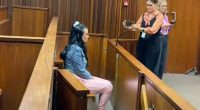 Amber Hughes on trial for allegedly murdering her boyfriend's daughter.