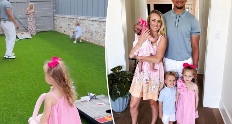 Patrick, Brittany Mahomes share photo of daughter Golden on Easter