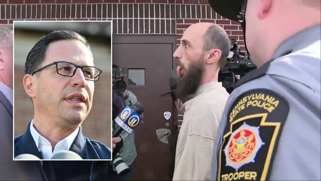 Pennsylvania governor's mansion arson suspect Cody Balmer displays bizarre behavior before court arraignment