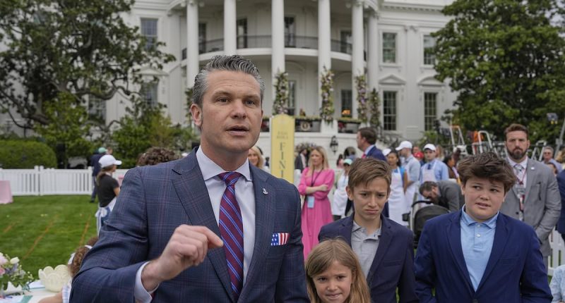 Pete Hegseth insists he's on 'same page' as Trump after Signal scandal