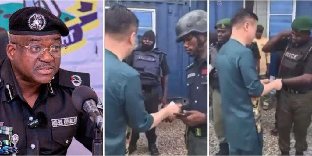 Police react to viral video of officers receiving money from Chinese, vow disciplinary action