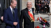 Prince William arrives at Pope Francis' funeral at the Vatican