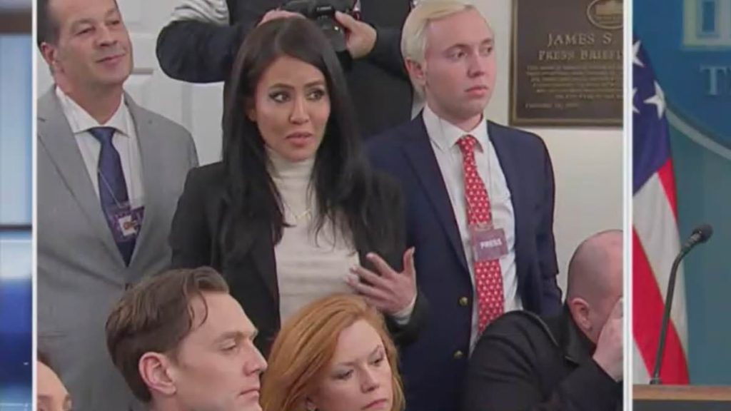 Reporter sets White House briefing alight with question about Trump