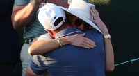 Rory McIlroy emotionally celebrates Masters win with wife Erica Stoll