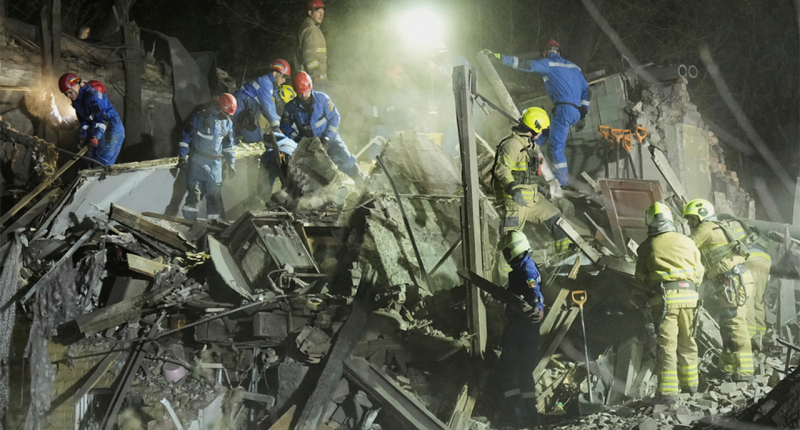 Russia blamed for overnight strike on Kyiv that killed at least 9, injured dozens, including children