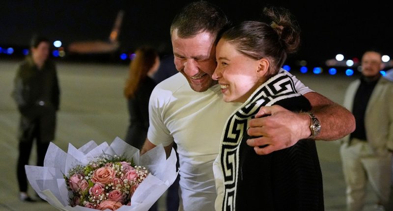 Russian American ballerina Ksenia Karelina has message for Trump after release from Russia