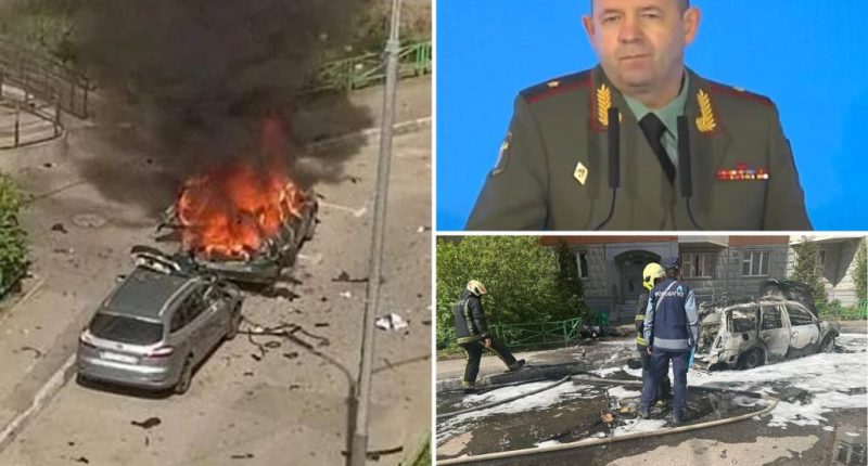 Russian military general Yaroslav Moskalik killed in Moscow car explosion