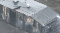 Damaged military structure.