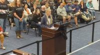 School board tells girl to 'wrap it up' while sharing encounter
