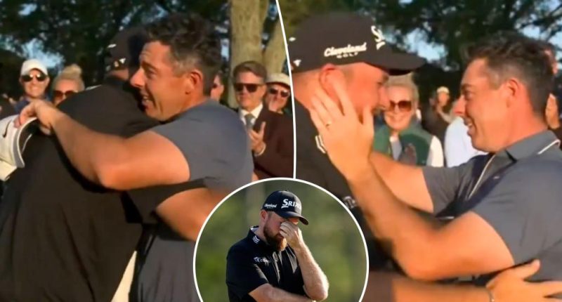 Shane Lowry embraces Rory McIlroy after Masters win despite earlier rant