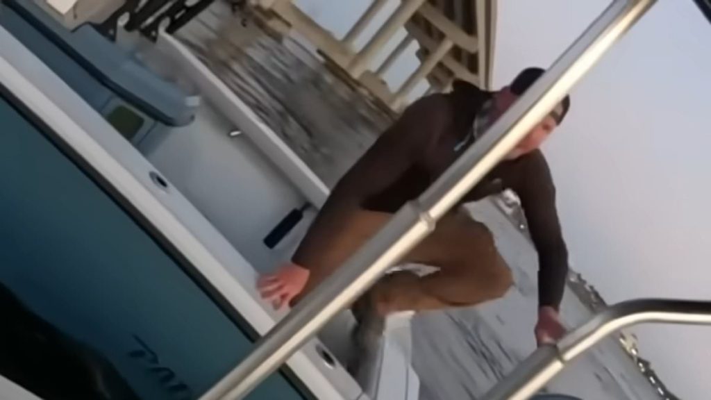 Shock secret of bully boatman, 40, who tried to attack fisherman, 22