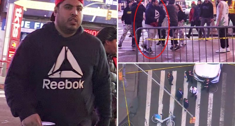 Shocking video captures group of brutes chasing down street vendor before he’s shot near Times Square