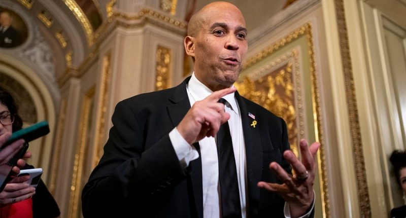 Spotlight turns to Booker as Dems look to fill leadership void