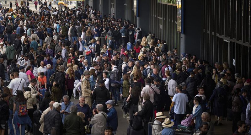 State of emergency declared as panic-buying sweeps Spain and Portugal