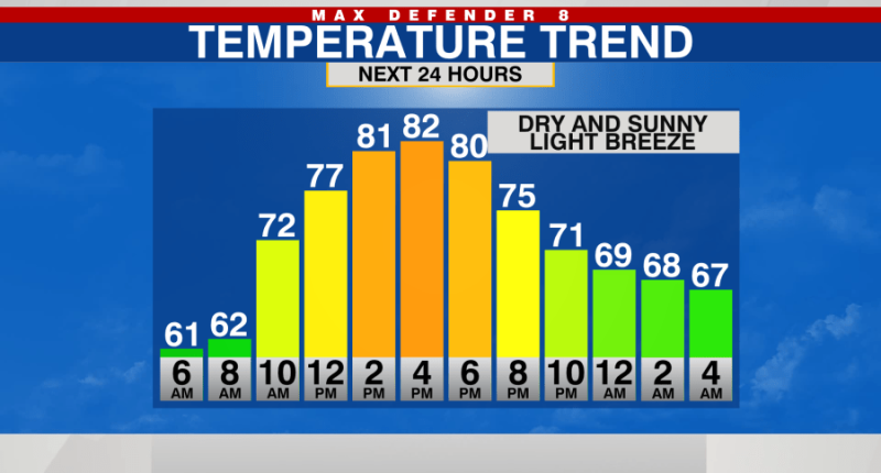 Sunny skies and warming temps this week in Tampa Bay