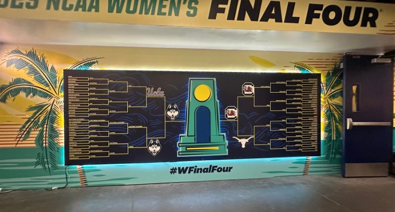 Tampa hosts NCAA Women's Championship game, SC vs. UCONN