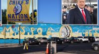 Tribal activists stand up for Long Island town's Chiefs mascot after Trump pledges 'fight' over NY Native American logo ban