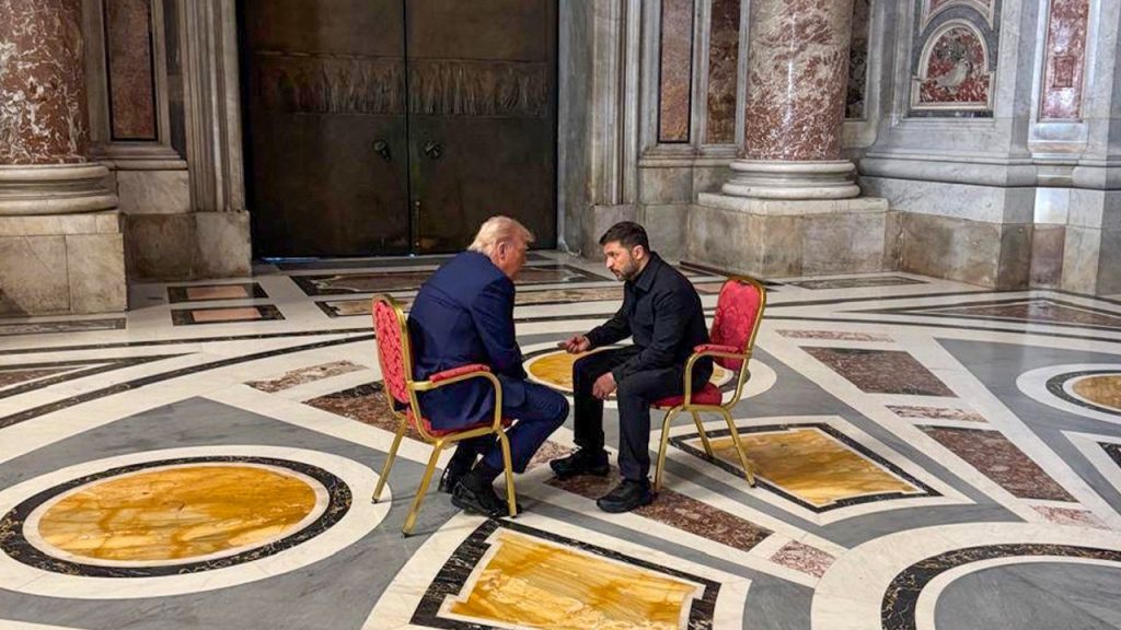 Trump and Zelenskyy have 'very productive' talk as they attend Pope Francis' funeral