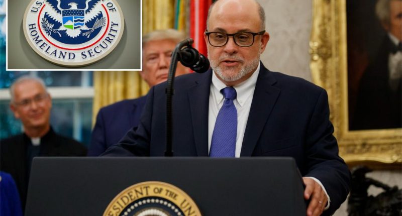 Trump appoints Fox News host Mark Levin and others to lead ‘revamped’ Homeland Security Advisory Council