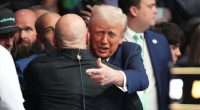 Trump attends UFC fight with Musk, Cabinet officials