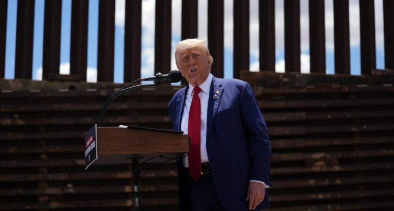 Trump authorizes military use of public land along southern border