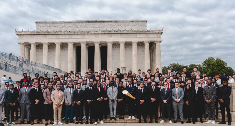 Trump makes embarrassing blunder during Ohio State's White House visit