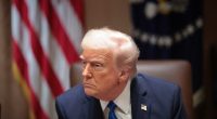President Trump at a White House meeting.