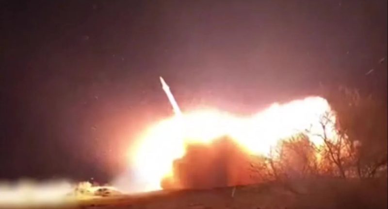Missile launch.