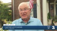 Carter Hotchkins, a Suffolk resident, discusses mail delivery issues due to USPS staffing shortages.