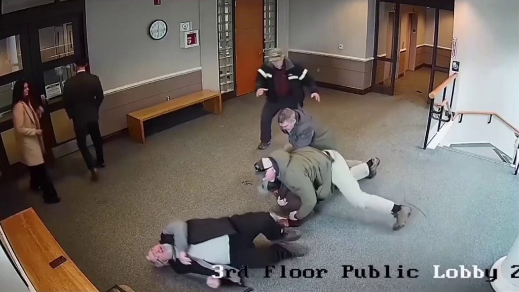 Venezuelan illegal immigrant tackled by federal agents at New Hampshire courthouse after attempt to flee