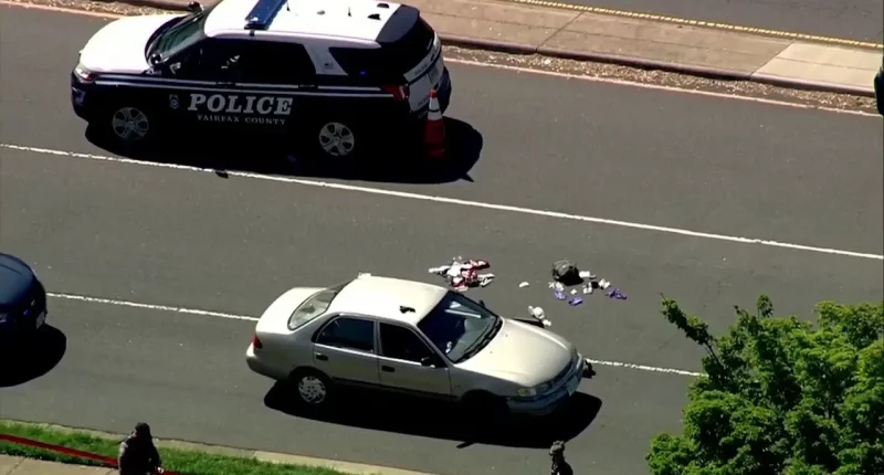 Virginia police officers shot during traffic stop near popular shopping center; suspect arrested