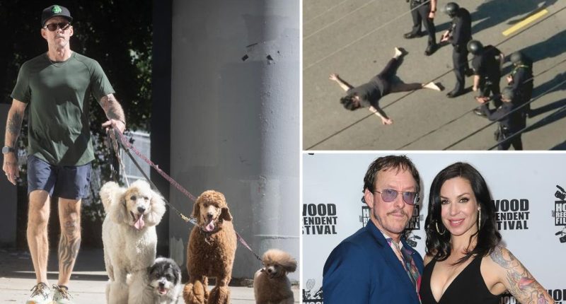 Weezer bassist bizarrely promotes Coachella show day after his wife was shot by cops and charged with attempted murder