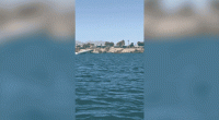 Speedboat crashes after flying through air at popular Arizona lake